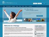 e-therapy website home